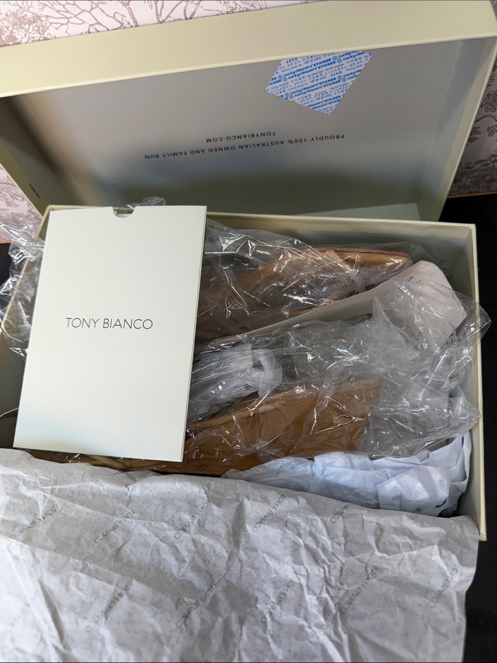 Tony Bianco Gretta Sandal in Taupe Suede mid wedge heel round toe slip-on - Picture 9 of 9
